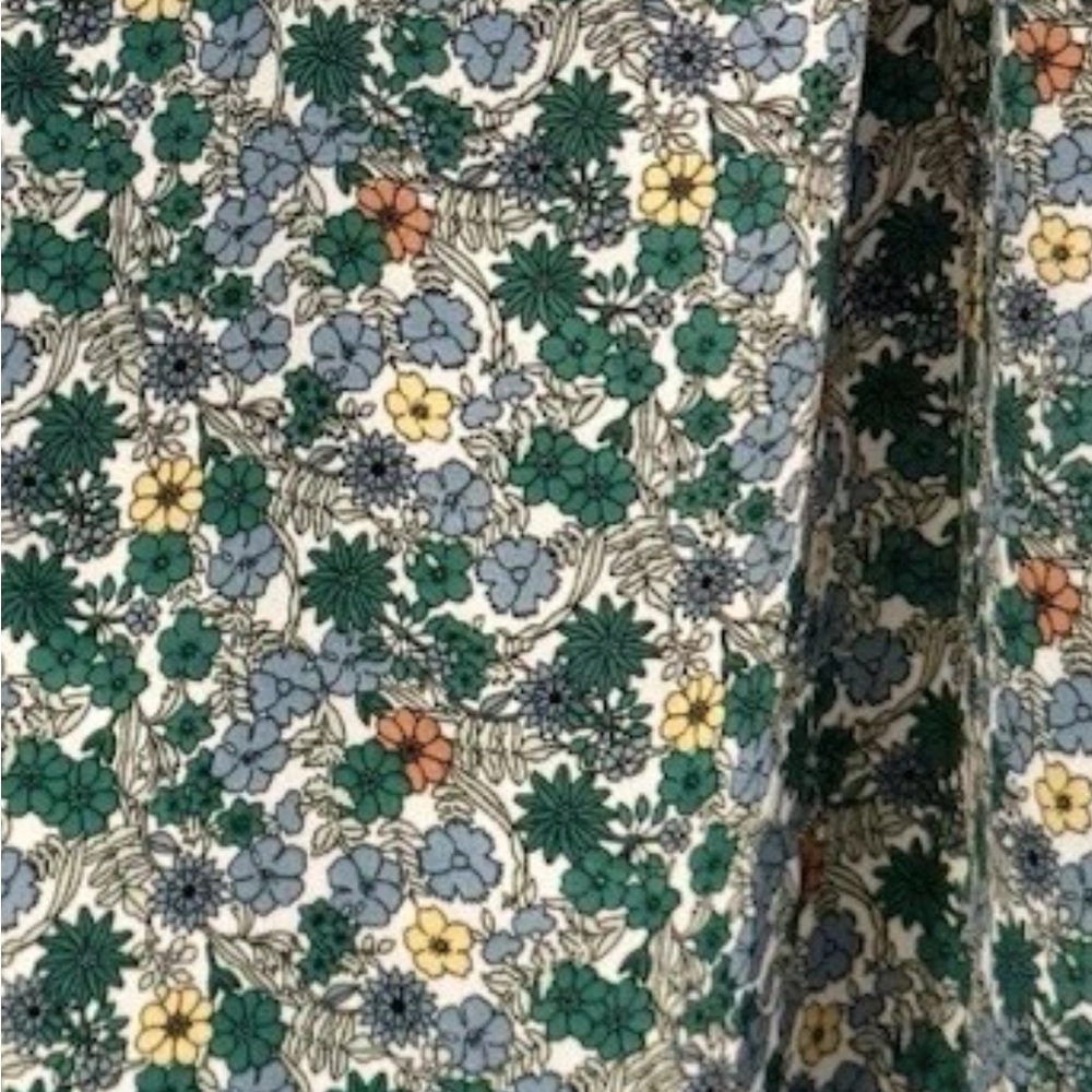 Max studio Floral Ruffle Blouse small - Picture 4 of 10